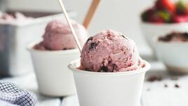 Домашен ягодов сладолед
