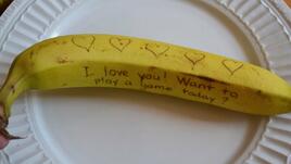 Любовно писмо. Върху банан 